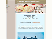 Tablet Screenshot of drdodsonhouse.com